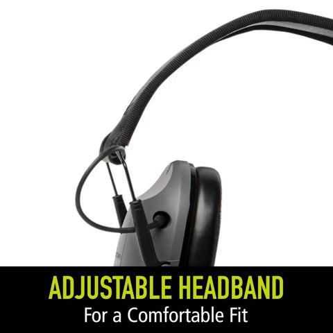 Sport RangeGuard Electronic Hearing Protector With Voice Amplification For Shooting Range And Hunting, NRR 21 dB, Low Profile Cups, Recessed Microphones For Wind Noise Reduction And Clear Communication