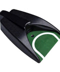 Indoor Golf Putt Practice Mat Set With Automatic Ball Returner Realistic 4cm Artificial Turf For Home Use close-up