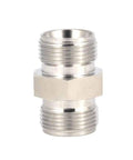 304 Stainless Steel Compression Tube Fitting Three Eighths Inch Tube OD Straight Connector Double Ferrule Adapter