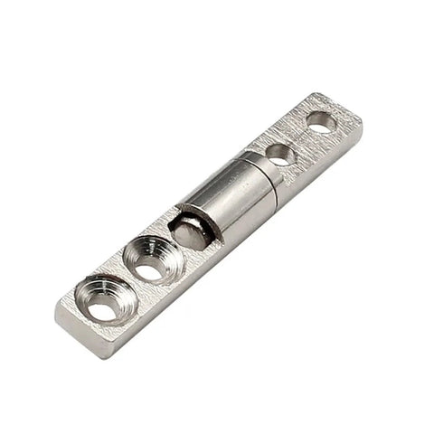 Metal stop hinge damper with straight damping shaft, silver finish, CL0636, 1pc