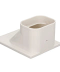 Slick Pvc Air Conditioner Line Cover Hide Ugly Refrigerant Pipes Mini Split Ac Tubing Sleeve, white PVC base for wall pipe wrap.