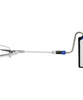 Electric Paint Roller Plays Nice With Your Airless Sprayer For Auto Dispensing And Smooth As Butter Coats Built Tough With Aluminum For Stress Free Wall Projects, showing stainless steel drum and aluminum shaft.