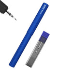 Hardcore Model Scribing Chisel Featuring Fire Sharp Tungsten Steel 0.15mm Blade For Crisp Panel Line Engraving And Sweet Plastic Kit Rescribing Projects, blue design with sharp blade.