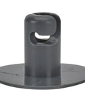 Extra Large Plastic Quarter Turn Fasteners Pack Of 10 Quick Grab Bump Latches With Half Inch Grip For Toolboxes Gear Bags And Vehicle Hoods Snug Click Lock Easy Pro Setup Black close-up view of gray plastic latch.