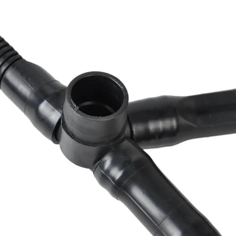 Ultimate Crankcase Breather Vent Vacuum Hose Kit For VW Passat 2.8 V6 Models From 1997 To 2002 That Keeps Your Rig Smooth, Sludge Free And Running Like A Dream With Easy Install And OE Quality Fit. black rubber breather hose fitting