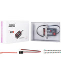 ER6 2.4G 6CH PWM Receiver For Fixed Wing RC Planes With CRSF And ExpressLRS in packaging and included accessories