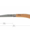 Badass Lightweight Folding Saw For Weekend Campouts And Garden Grind Cuts Branches Fast With Razor Sharp Carbon Steel Blade Secure Virobloc Lock And Natural Beechwood Handle, 4.75 in blade.