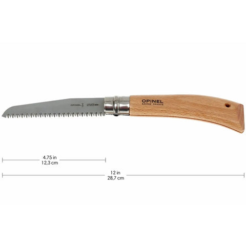 Badass Lightweight Folding Saw For Weekend Campouts And Garden Grind Cuts Branches Fast With Razor Sharp Carbon Steel Blade Secure Virobloc Lock And Natural Beechwood Handle, 4.75 in blade.