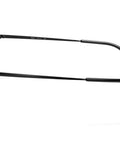 Side view of Wings Shield Sunglasses Unisex Non Polarized 33 mm Frame In Black And Grey Gradient Lenses Durable Lightweight Plastic Design.