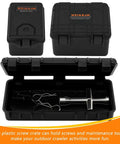 1/10 RC Crawler Accessories Storage Box with tool inside for Traxxas TRX4 Axial SCX10 Redcat Gen 7 8 Black, plastic material