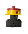Heavy Duty Cam Switch Load Circuit Breaker LW42B 32A 690V AC, panel mounted, industrial grade, side view