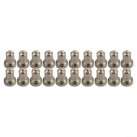 60 Pcs PT31 LG40 Plasma Cutter Electrode Tips Cup Extended Nickel Plated Kit For CUT40 CUT50 Welding Torch Consumables And Accessories
