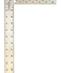 Pro Grade Steel Carpenter Square 8 Inch By 12 Inch With Deep Permanent Stampings And Multi Scale Ruler For Fast Layouts