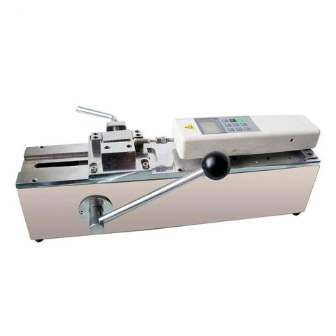 Beefy Horizontal Push-Pull Test Bench With Digital Display Force Gauge Kit, 1000N Load Capacity, 150mm Travel, HP-500 Pressure Gauge, Pro Grade Precision Testing For Material, Electronics, And Hardware Lab Use