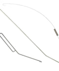 Throttle Linkage And Mechanical Governor Linkage And Governor Spring 3 Piece Set For Briggs And Stratton Engine Control Assemblies 691840 691841 691842 31P777 0299 E1 Replacement Kit, silver metal parts