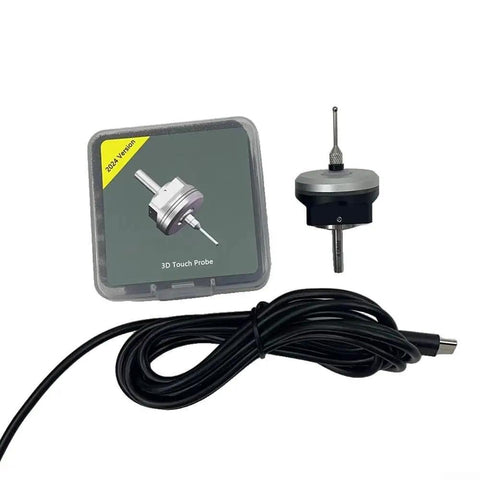 Pro Grade Edge Detection Tool V6 3D Touch Probe with cable and packaging, precision machining needle holder, anti-roll design for CNC milling