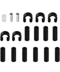 Assorted caps from Beefy Braided PTFE Shift Cables And Housing Set For Mountain And Road Bikes