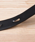 Close-up of Fifteen Inch Flat Utility Pry Bar With Nail Puller And Chisel Ends for prying, scraping, carbon steel, rust-resistant finish.