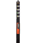 No Nonsense 48 Inch Digital Box Level with bright orange shell, features electronic readouts, ideal for precise layouts.