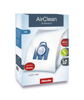 Packaging of HyClean GN Vacuum Bags Compatible With Complete C2 C3 S8 S5 S2 Canisters Pack Of 4 Bags And 2 Filters Slim Design.