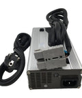 Top Grade 12V 15A Semi Electric Forklift Stackers Smart Battery Charger Quick Charge Unit with heavy duty cable and connectors.
