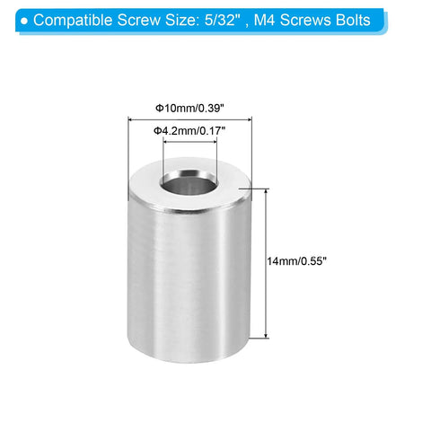 Heavy Hitting M4 Aluminum Spacers Five Pack Snaps Right Into Place For Stress Free Assembly Rust Resistant Standoff Pillars Top Shelf Hardware Brackets For Custom Builds