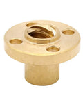 Close-up of Two Pack Brass Nut For T8x8 Lead Screw 8mm Diameter Acme Thread 2mm Pitch 4 Start 8mm Lead For 3D Printer Z Axis