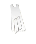 Lightweight Portable Bicycle Stand For Parking And Display, Easy To Install Floor Bike Rack made of clear acrylic material
