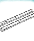 Heavy Duty Steel Drawer Slides With Quiet Bearings Three Section Guide Rails Double Row Stainless Steel Ball Bearings 300mm cabinet tracks