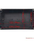 Interior view of IP65 Waterproof Project Box For DIY Electronics Gear In ABS Plastic Enclosure With Fixed Ear 7.87 x 4.72 x 2.95 Inches