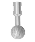Rugged Spherical Wood Carving Burr Tungsten Carbide Teeth 10 Millimeter Hole Fits 100 Angle Grinder, heavy-duty alloy steel tool.