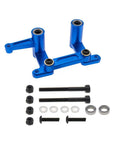 Traxxas Aluminum Steering Bellcranks And Drag Link Hop Up Kit For 1 To 10 Slash Rustler Nitro Slash Bandit VXL Ford F150 Raptor 2WD Upgrade Lightweight CNC Anodized Dark Blue Replaces Part 3743 Includes Bearings, blue aluminum steering bellcranks with hardware