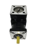 Smooth Operator 90 Degree Angle Gearbox Offering A Clean 4 To 1 Ratio Right Angled Planetary Speed Reducer with yellow shaft