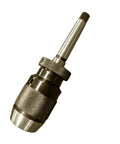 Hardcore Heavy Duty 5/8 Drill Chuck Replacement With Arbor For Jet JDP 15 Bench Drill Press close-up view showing steel construction.