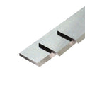 Built Tough Replacement Planer Blades For 8 Inch Thickness Planers High Speed Steel Knives showing precision ground edges.