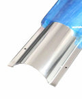 Set Of 20 Stainless Steel Cable Raceway 39.37 Inch Long Cord Concealer System with visible curved detail and mounting holes