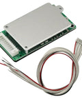 No Fuss 10S 36V 15A Li Ion 18650 Battery Management System Board For Electric Bikes And Power Tools with wires and heat sink.
