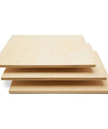 Stacked 6 Mm Baltic Birch Plywood Sheets One Quarter Inch Thick 24 Inch By 24 Inch Pack Of Eight BB Grade Craft Wood