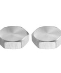 Built Tough 304 Stainless Steel NMO Antenna Mount Cap With O Ring Seal Dust Weather Rain Protective Cover For All NMO Mounts Pack Of 2