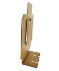Side view of Auto Reset Metal Silhouette Shooting Target Stand for Pistol Airsoft BB Guns with swing mechanism