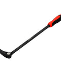 16 Inch Indexable Pry Bar With 11 Position Adjustable Head for Tight Spots, Chrome Vanadium Steel, black and red handle