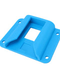 Blue quick mount part of Bike Carrier Luggage System Upgrade For Folding Bikes With Quick Mount For Bicycle Basket, Durable ABS Build
