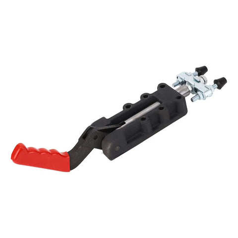 Beefy Double Head Push Pull Clamp, 2500kg Capacity and 75mm Stroke, Heavy Duty Toggle Weld Clamp for Welding, Fabrication, and Assembly