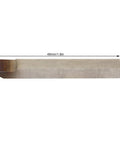 Side view of external lathe turning tool in high-speed steel (HSS), 49 mm long, for boring and chamfering