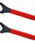 Red Spanner Precision Wrench For CNC Milling Collet Chuck Fits Most Tool Holders For Tightening And Loosening Clamping Nuts And Screws ER-32UM Compatible Durable 2 Pack Wrench Set