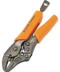 Curved Jaw Locking Pliers With Quick Release Handles, High Torque Mole Grips for serious clamping and gripping, 5-Inch.