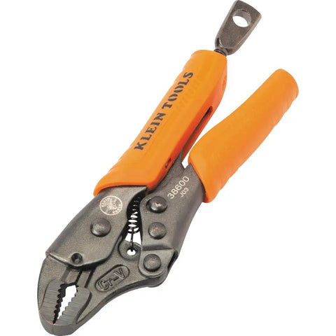 Curved Jaw Locking Pliers With Quick Release Handles, High Torque Mole Grips for serious clamping and gripping, 5-Inch.