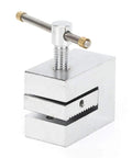 Beefy 500N Tensile Tester Clamp With Stainless Steel Build And 4mm Single Tooth Grip For Cables Electrical Components And Plastic Films Push Pull Force Fixture For Lab Testing, stainless steel clamp