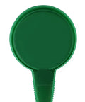 Top view of green Handheld Seed Spreader and Seeding Tool Set for Garden and Farm Adjustable Dial Control Seed Planter