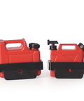 2 Pack Mini RC Fuel Tank Set For 1 To 16 Scale RC Cars And Static Models High Fidelity Oil Can With Large And Small Barrels And Screws Red